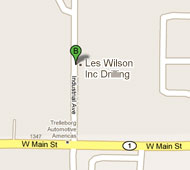 Directions to the Les Wilson Inc. Office
